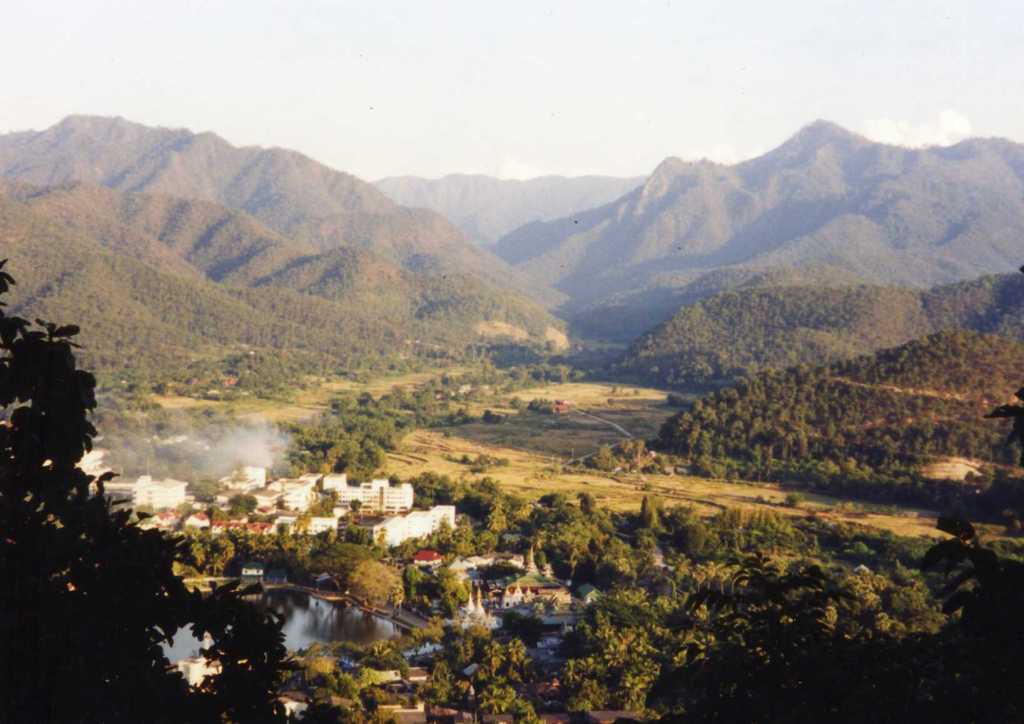 The mountains near Mae Hong Son